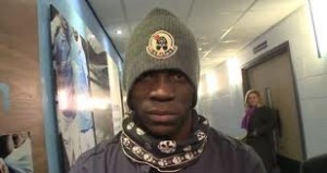 Balotelli watching at City