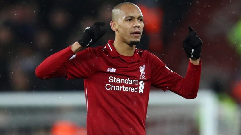 Fabinho The Tomkins Times Liverpool Player Of The Month January 2019